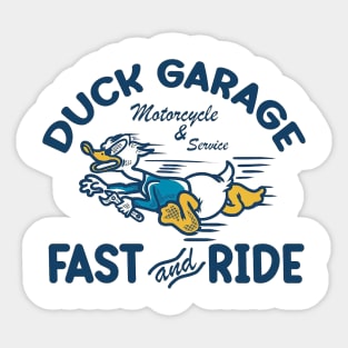 duck garage Sticker